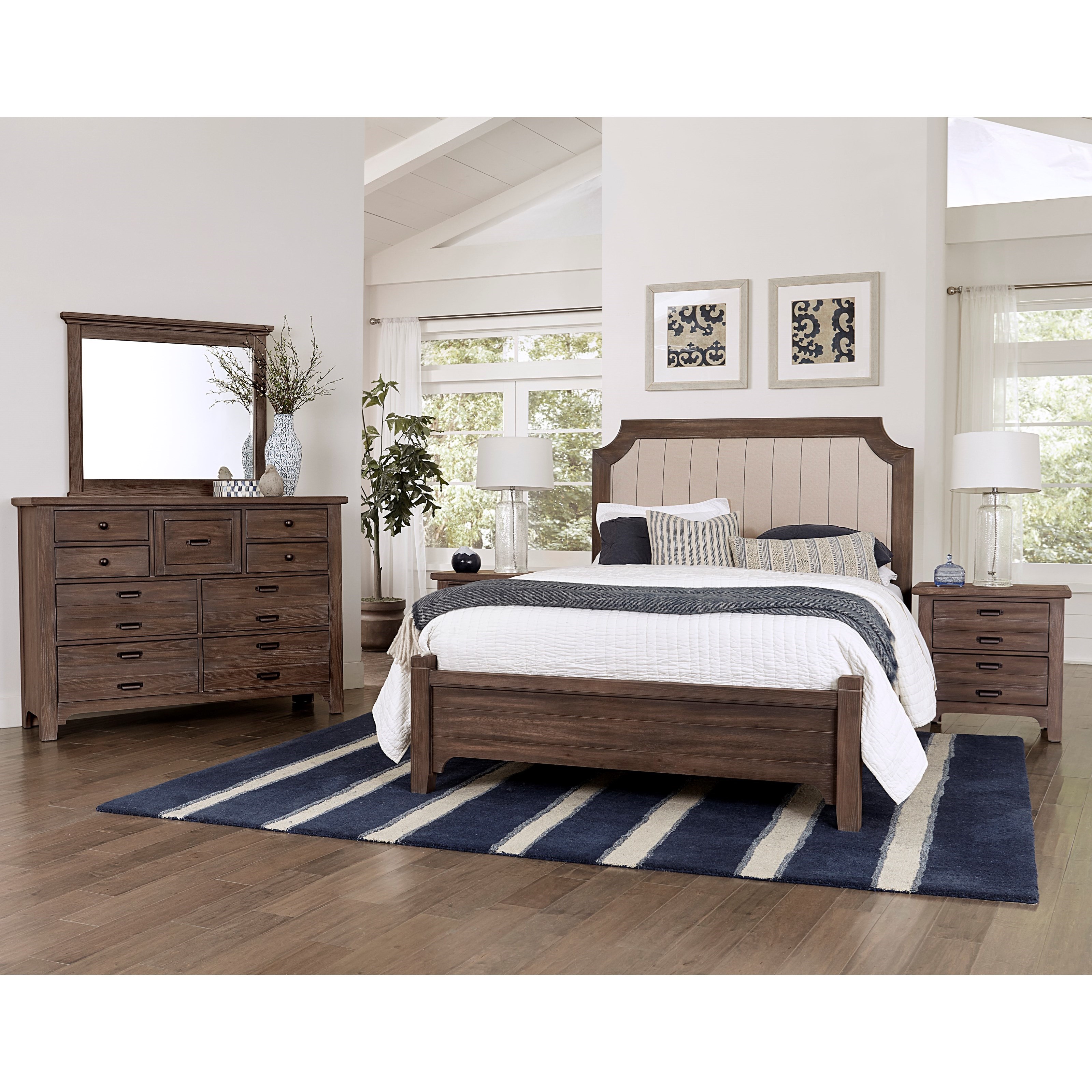 VaughanBassett Bungalow King Bedroom Group Crowley Furniture